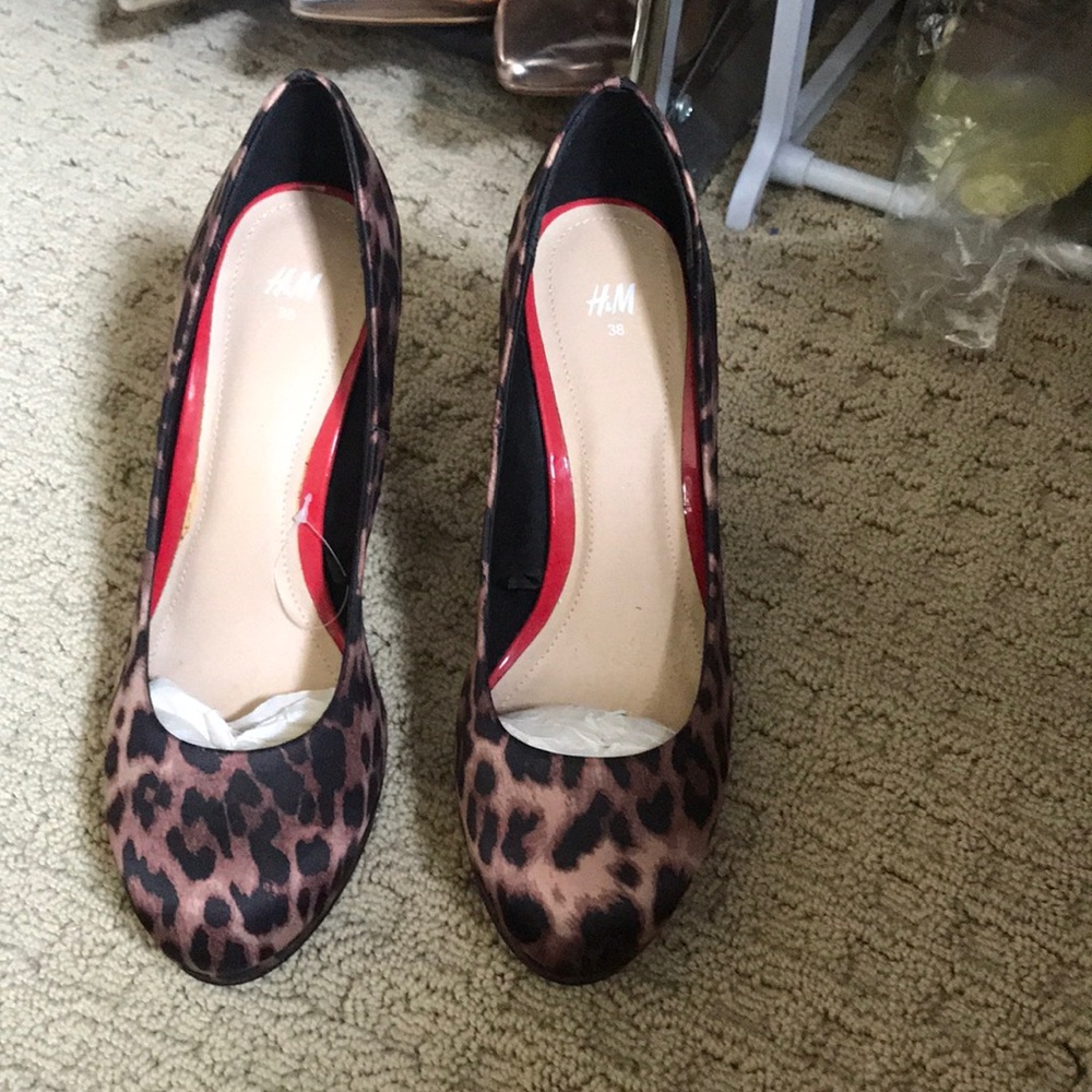 H&M leopard print heels.